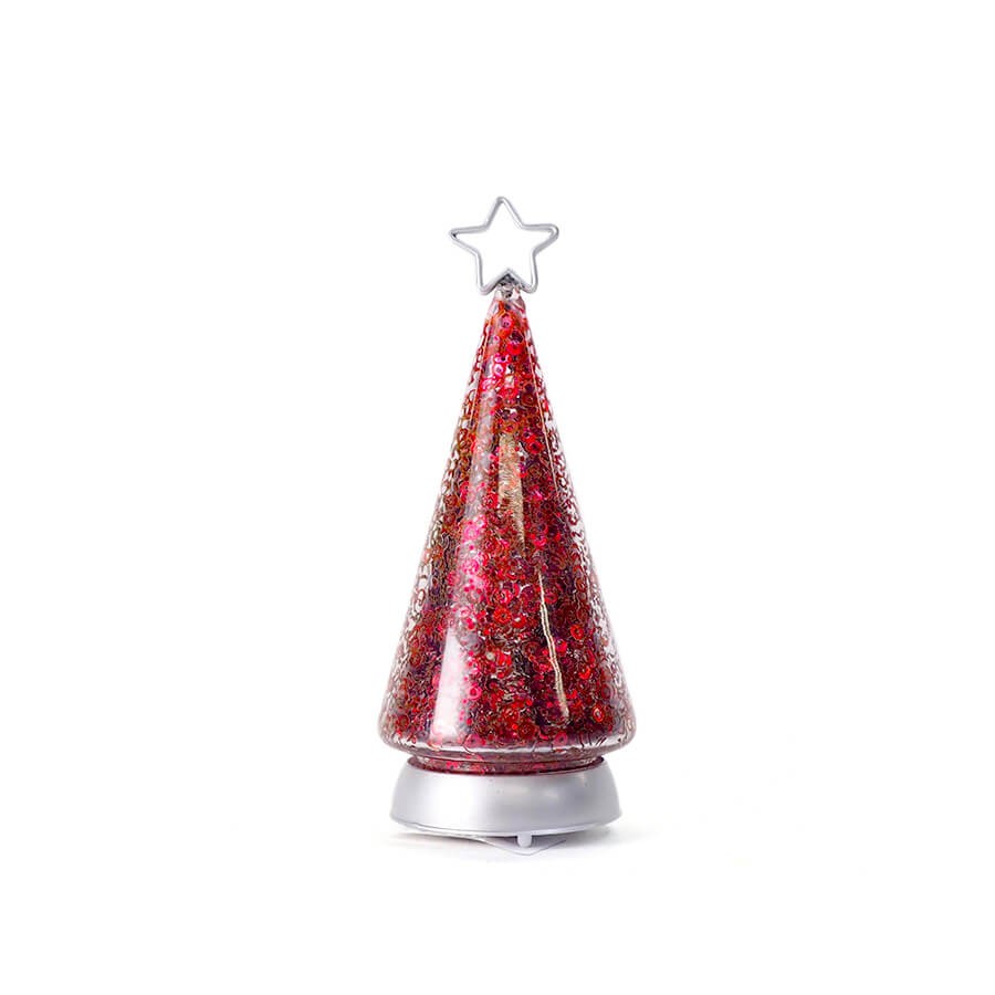 ◇先行予約◇ミニバディー スパンコールツリー レッド <クリスマス>
