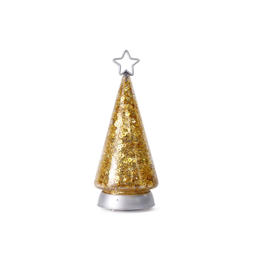 ◇先行予約◇ミニバディー スパンコールツリー イエロー <クリスマス>