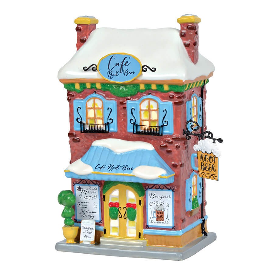 ◇先行予約◇【Department56】ライトハウス  スヌーピー ルートビアカフェ<クリスマス>