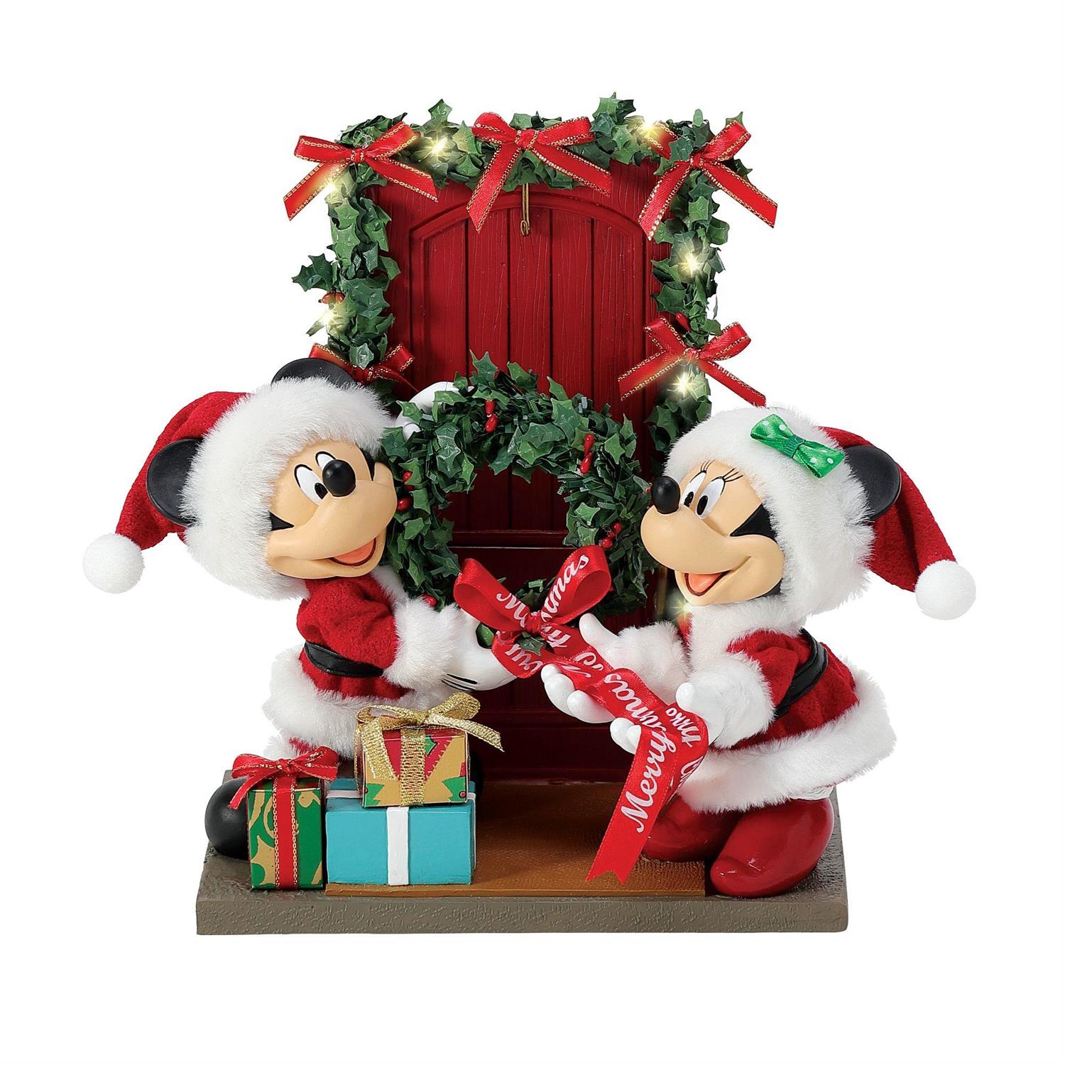 ◇先行予約◇【PossibleDreams】ミッキー&ミニー フロントドア デコール <クリスマス>
