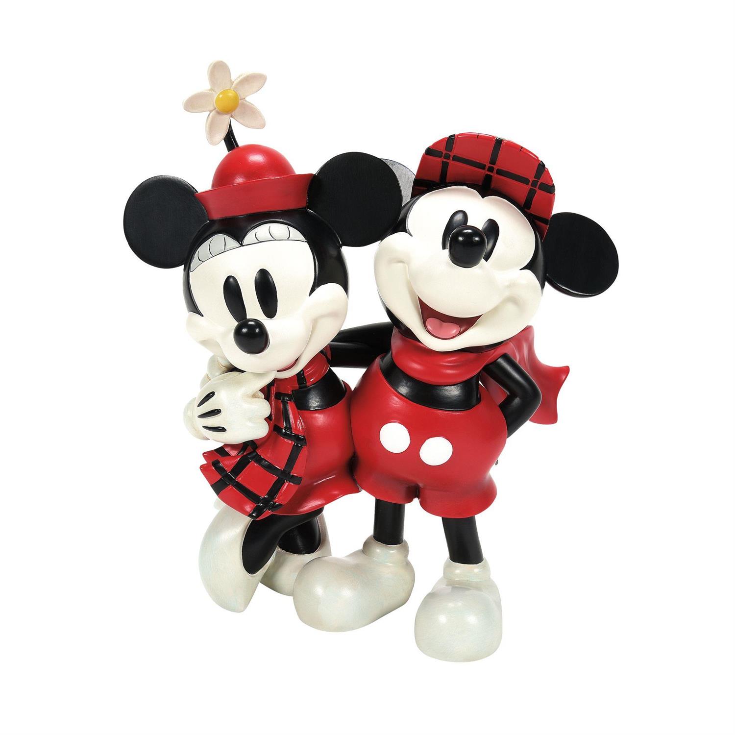 【Disney Showcase】 ミッキー＆ミニー チェック×チェック