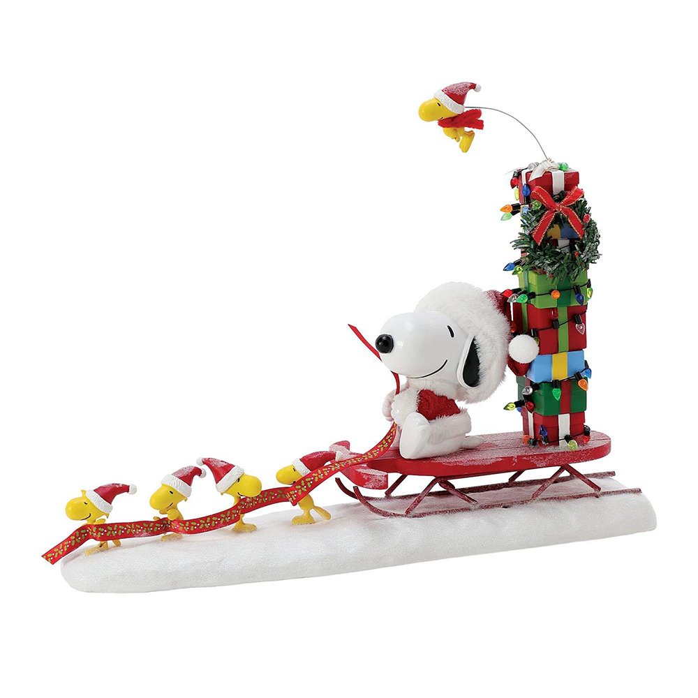 新品】hallmark社 スヌーピー ウッドストック 分厚 クリスマス