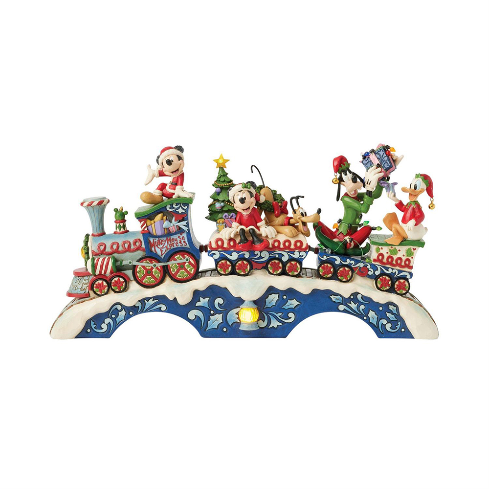 ◇先行予約◇【Disney Traditions】ミッキー＆フレンズ トレイン <クリスマス>