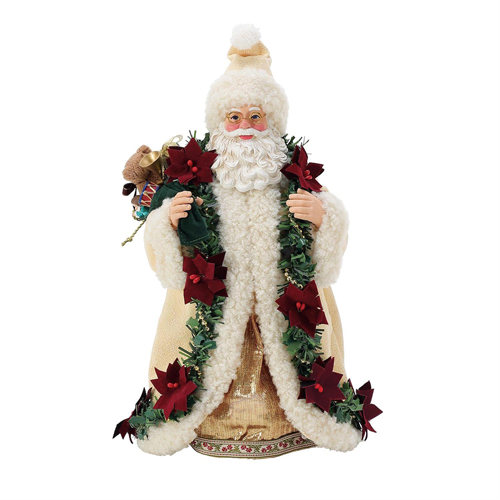 ◇先行予約◇【PossibleDreams】-Old World Poinsettia Santa- <クリスマス>
