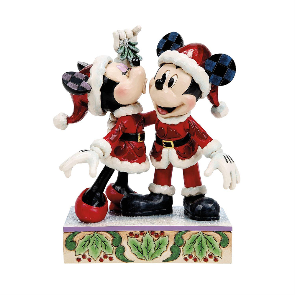 ◇先行予約◇【Disney Traditions】ミッキー＆ミニー ヤドリギ <クリスマス>
