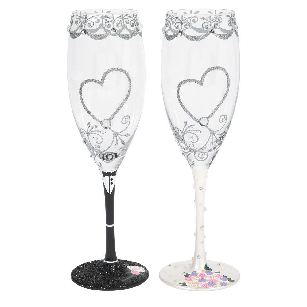 【Lolita】ワイングラス Mr. & Mrs. Toasting Set