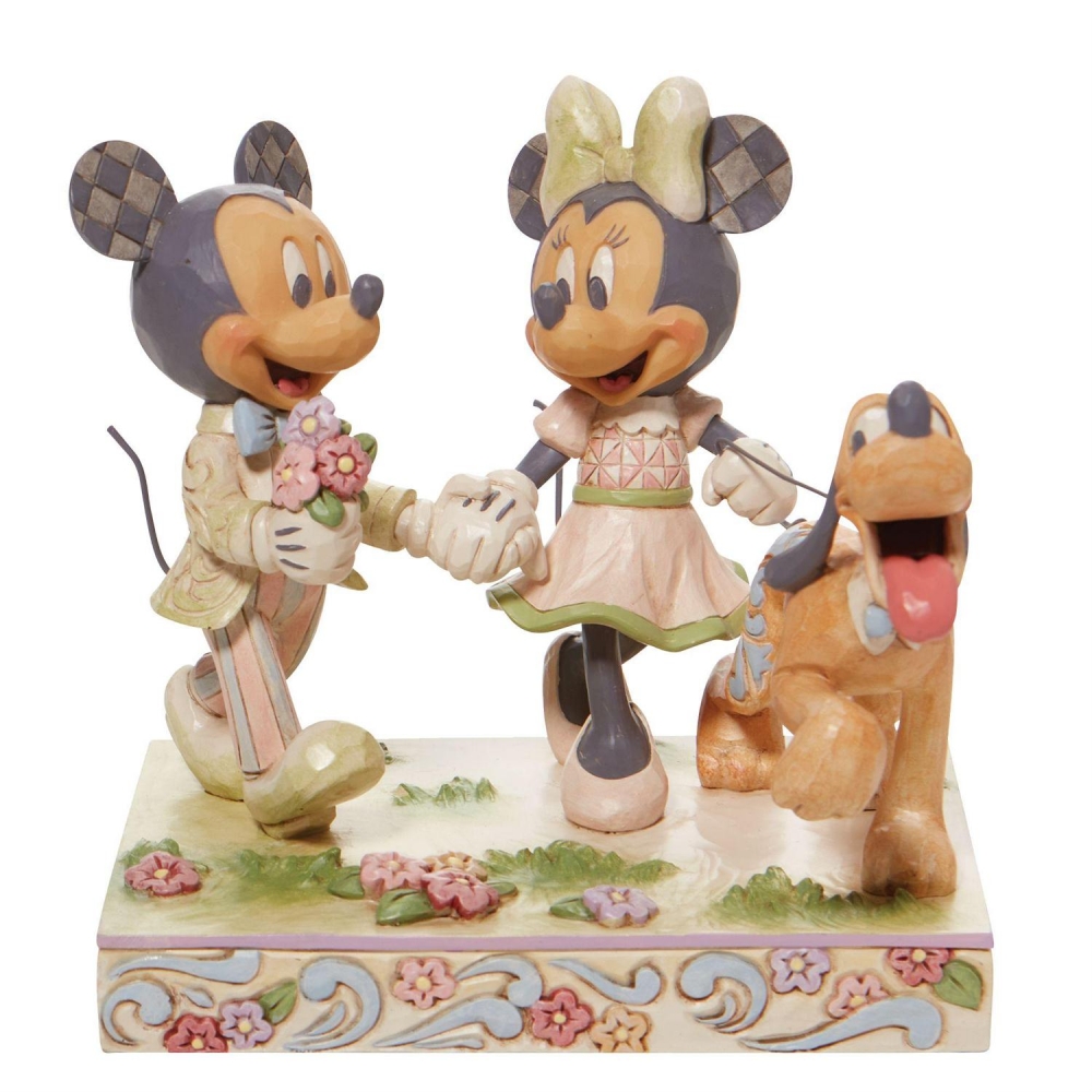 【Disney Traditions】ミッキー＆ミニー ホワイトウッドランド