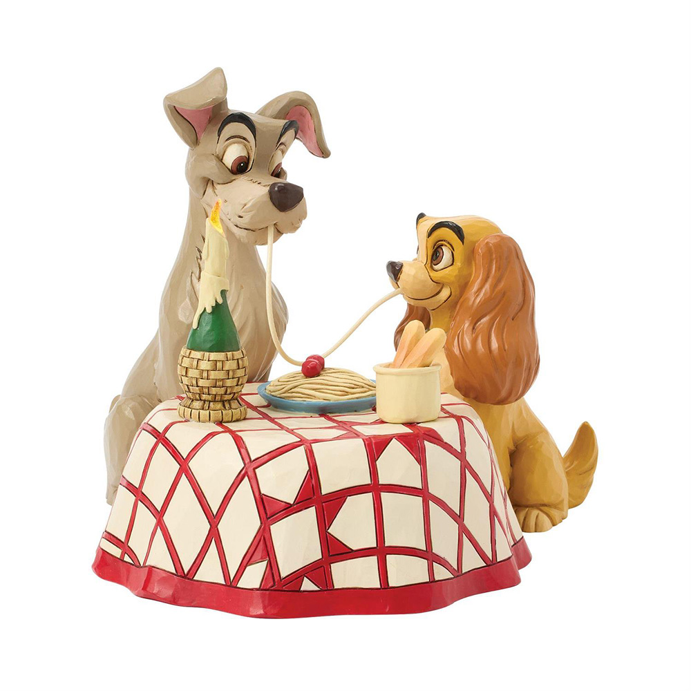 ◇先行予約◇【Disney Traditions】レディ＆トランプ スパゲッティ シーン