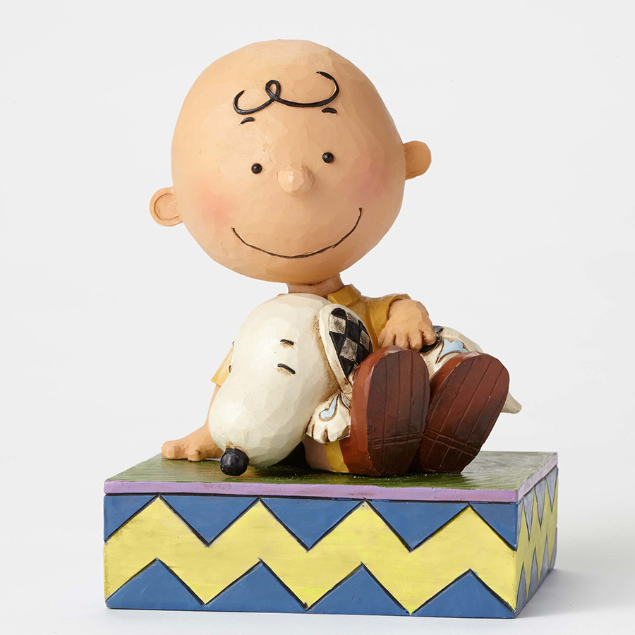 JIM SHORE】フィギュア チャーリーブラウン -Holding Snoopy- | GUND