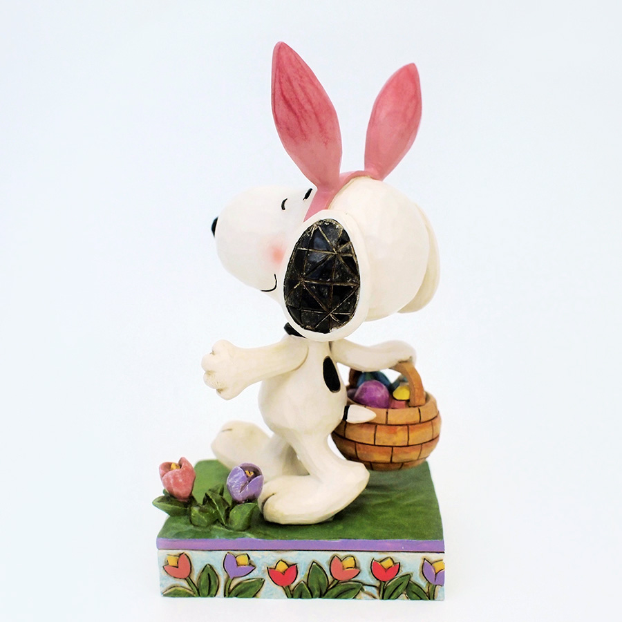 JIM SHORE】フィギュア スヌーピー -Easter Bunny w/Basket- | GUND ...